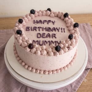 Blueberry Cake 500gm (Eggless)