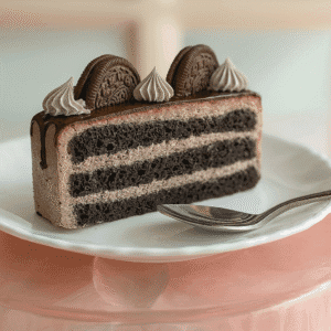Cookie and Cream Pastry Slice