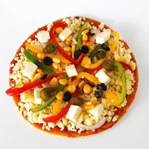 Ready-to-bake Vegetarian Pizza (wholewheat)